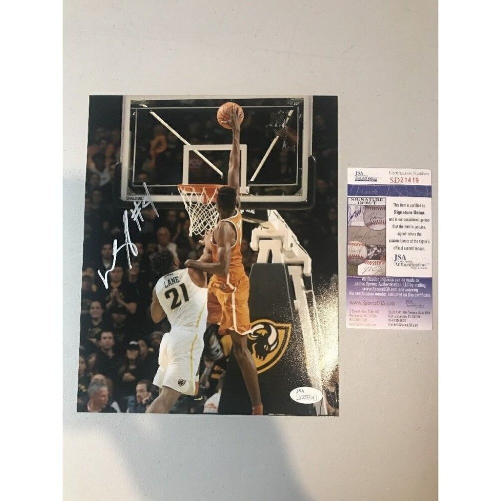 Mohamed Mo Bamba Autograph Signed Texas Dunk 8x10 Photo JSA